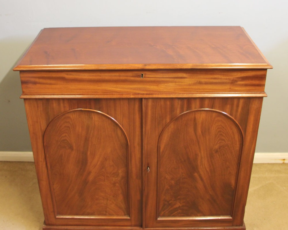Antique Mahogany Chiffonier Sideboard Base View XII