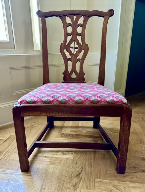 GEORGIAN MAHOGANY SIDE CHAIR - ADDITIONAL PHOTO 1