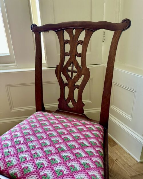 GEORGIAN MAHOGANY SIDE CHAIR - ADDITIONAL PHOTO 2