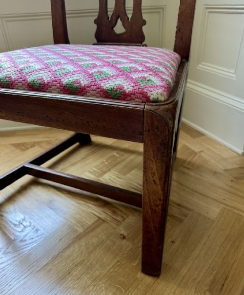 GEORGIAN MAHOGANY SIDE CHAIR - ADDITIONAL PHOTO 4