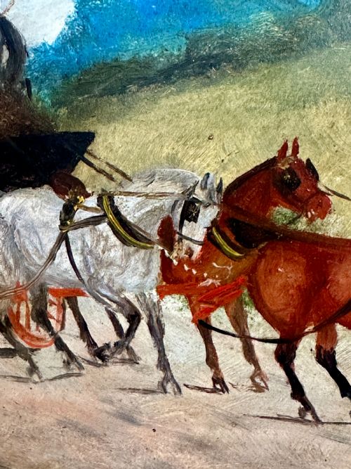 PAIR OF SIGNED 1910 FOX HUNTING OIL PAINTINGS EQUESTRIAN SPORTING SCENES PHILIP HENRY RIDEOUT 18601920 - ADDITIONAL PHOTO 12