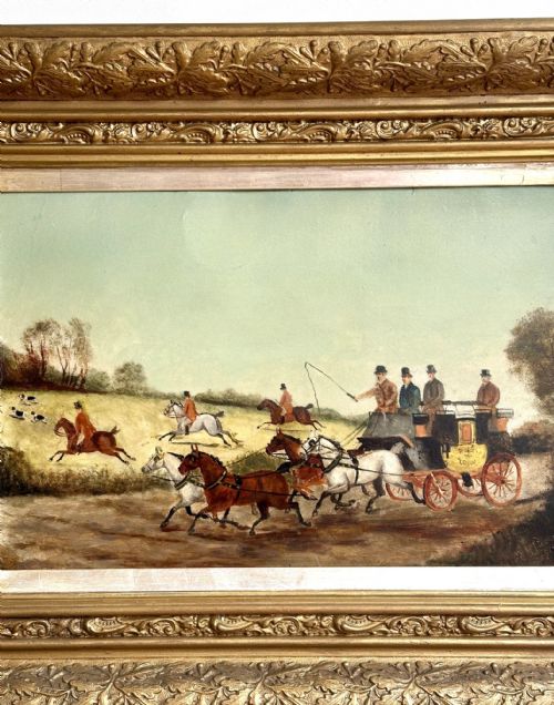 PAIR OF SIGNED 1910 FOX HUNTING OIL PAINTINGS EQUESTRIAN SPORTING SCENES PHILIP HENRY RIDEOUT 18601920 - ADDITIONAL PHOTO 13