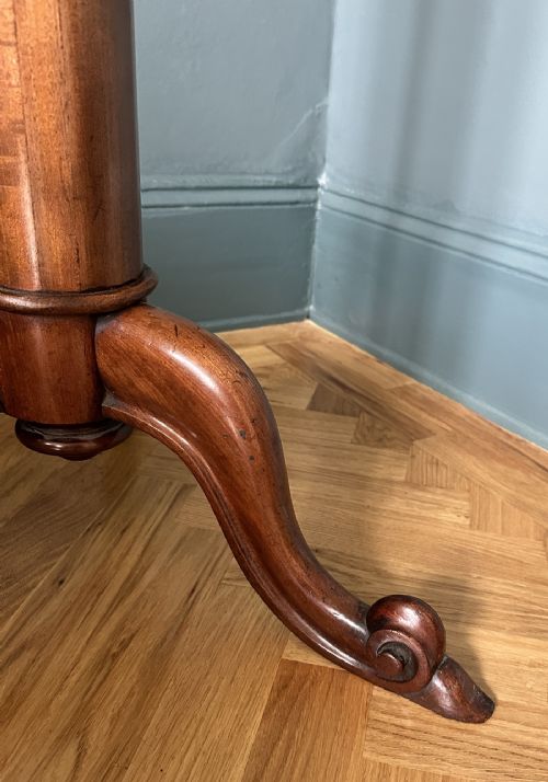 ANTIQUE GEORGIAN MAHOGANY SHAVING STAND - ADDITIONAL PHOTO 3