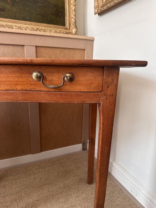 ANTIQUE PINE SIDE TABLE - ADDITIONAL PHOTO 2