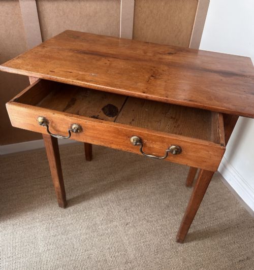 ANTIQUE PINE SIDE TABLE - ADDITIONAL PHOTO 3