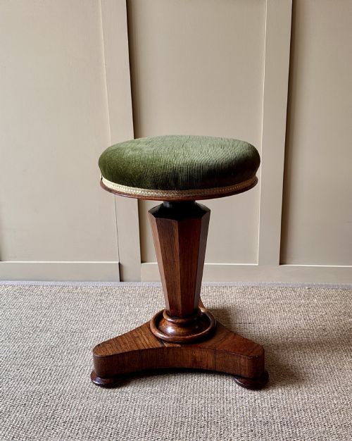 William IV Adjustable Piano Stool
