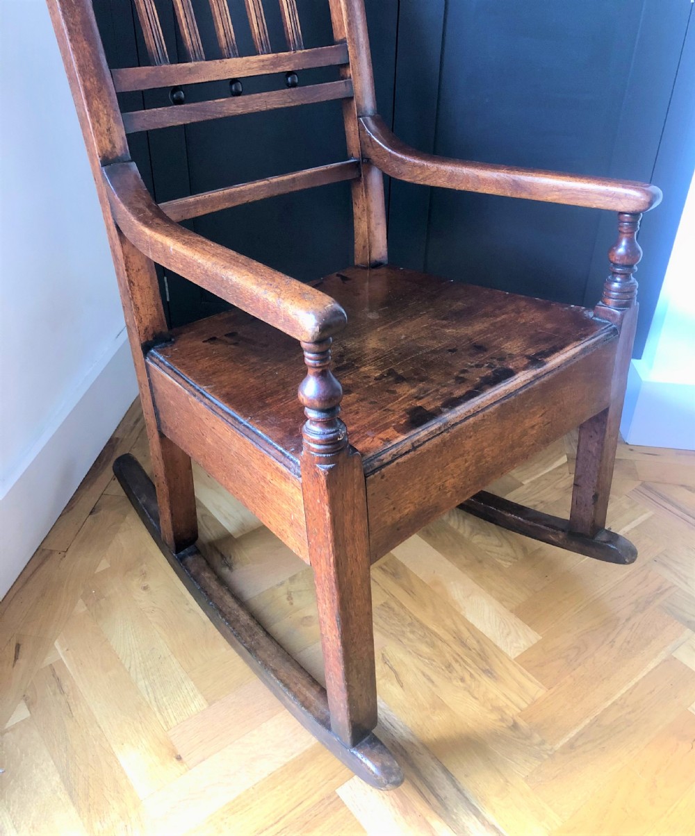 Antique Georgian Rocking Chair View IV