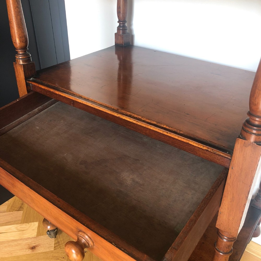 Antique Mahogany Whatnot View III