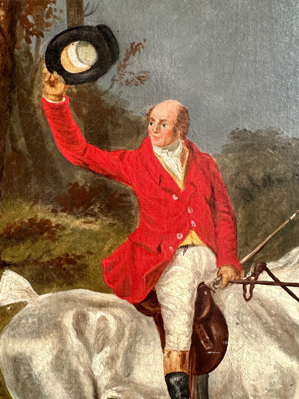 19th Century English Fox Hunting Scene – Oil on Canvas – In the Manner of Francis Calcraft Turner View II