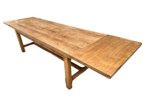 19th century ash farmhouse table - CATEGORY: ANTIQUE TABLES - DATED 19TH CENTURY