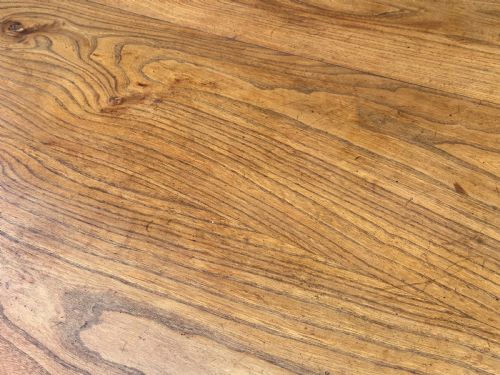 ANTIQUE ELM FARMHOUSE TABLE - ADDITIONAL PHOTO 1