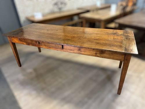 18TH CENTURY WALNUTFRUITWOOD FARMHOUSE TABLE - ADDITIONAL PHOTO 5