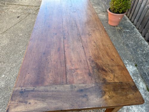 18TH CENTURY WALNUTFRUITWOOD FARMHOUSE TABLE - ADDITIONAL PHOTO 7