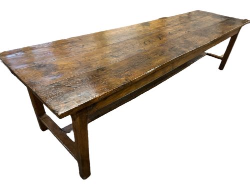 18th century large oak farmhouse dining table - CATEGORY: ANTIQUE TABLES - DATED 18TH CENTURY