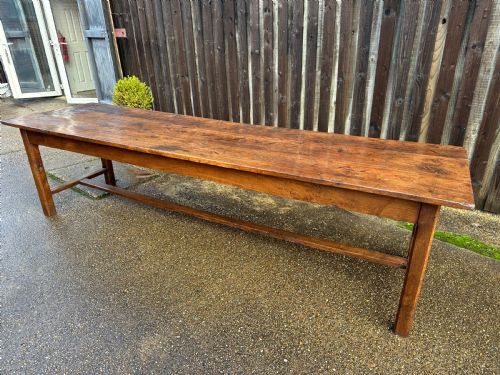 18TH CENTURY LARGE OAK FARMHOUSE DINING TABLE - ADDITIONAL PHOTO 4