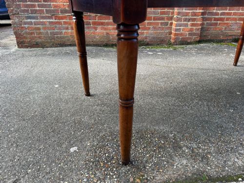 ANTIQUE CHERRY DINING TABLE WITH BREAD SLIDE - ADDITIONAL PHOTO 5