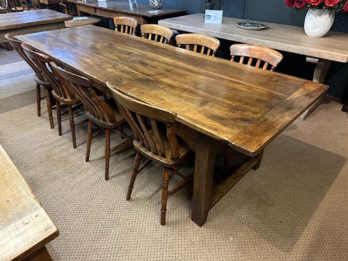19TH CENTURY WALNUT FARMHOUSE TABLE - ADDITIONAL PHOTO 2