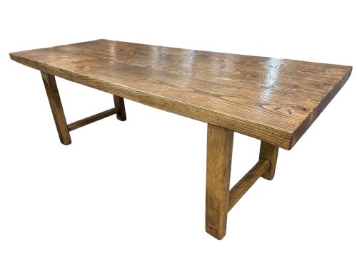 ANTIQUE ASH FARMHOUSE TABLE - ADDITIONAL PHOTO 4