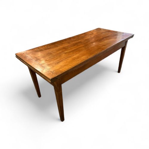 19TH CENTURY CHERRY DOUBLE EXTENDING DINING TABLE - ADDITIONAL PHOTO 3