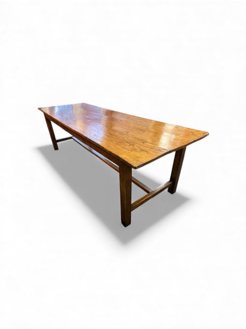 19TH CENTURY ELM FARMHOUSE TABLE - ADDITIONAL PHOTO 1