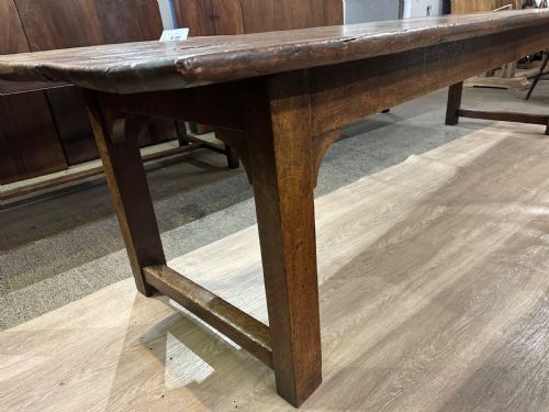 LARGE ENGLISH 18TH CENTURY FARMHOUSE TABLE - ADDITIONAL PHOTO 6