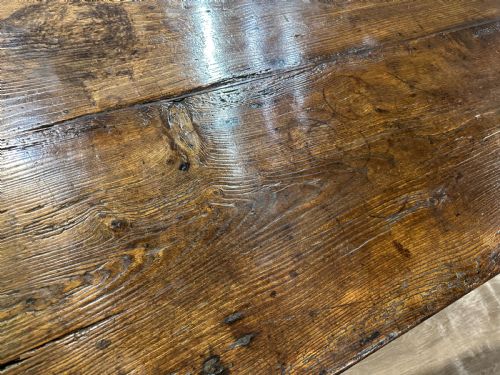 LARGE ENGLISH 18TH CENTURY FARMHOUSE TABLE - ADDITIONAL PHOTO 7