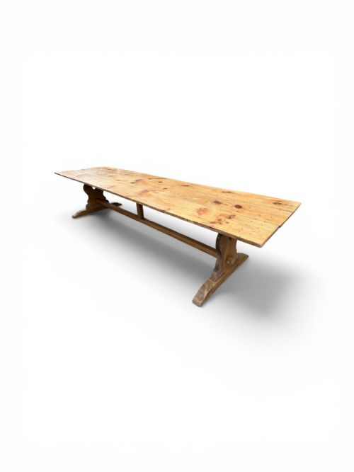ANTIQUE LARGE FARMHOUSE TABLE