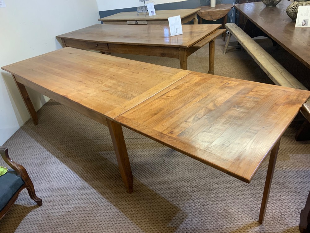 19th Century Cherry Single Drawer-leaf Farmhouse Table  View IV