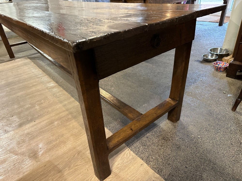 18th Century Large Oak Farmhouse Dining table View III