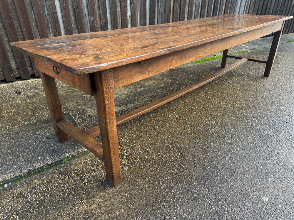 18th Century Large Oak Farmhouse Dining table View IV