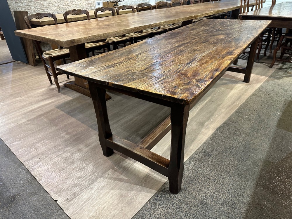 18th Century Welsh Elm 8FT Farmhouse Table View II