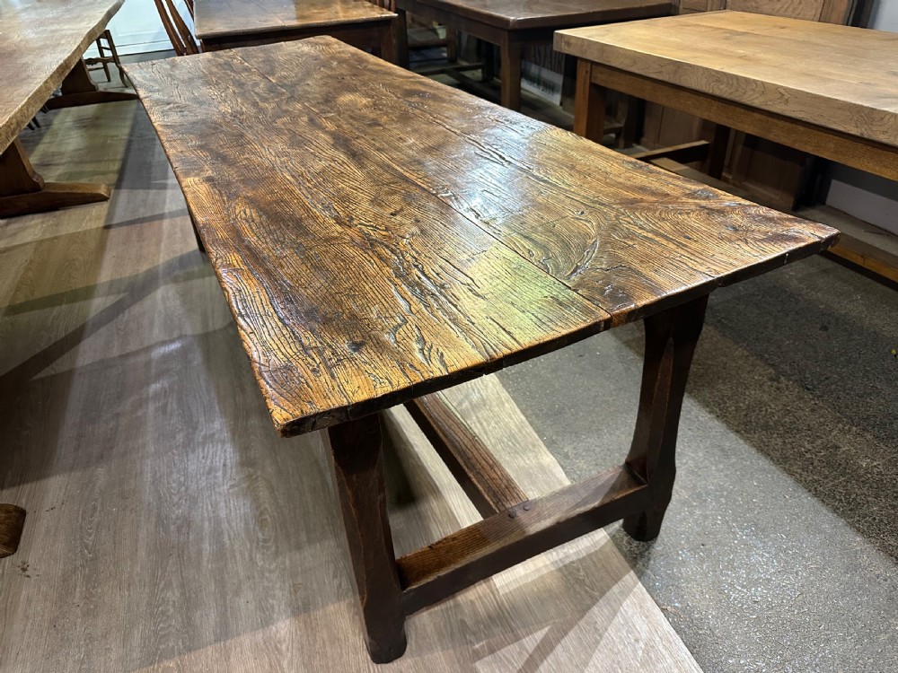 18th Century Welsh Elm 8FT Farmhouse Table View IV