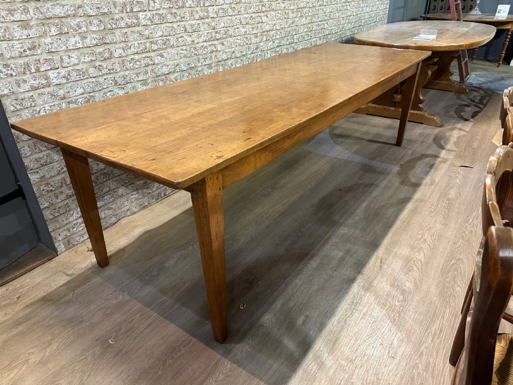 Antique Tapered Leg Cherry Dining Table View IV