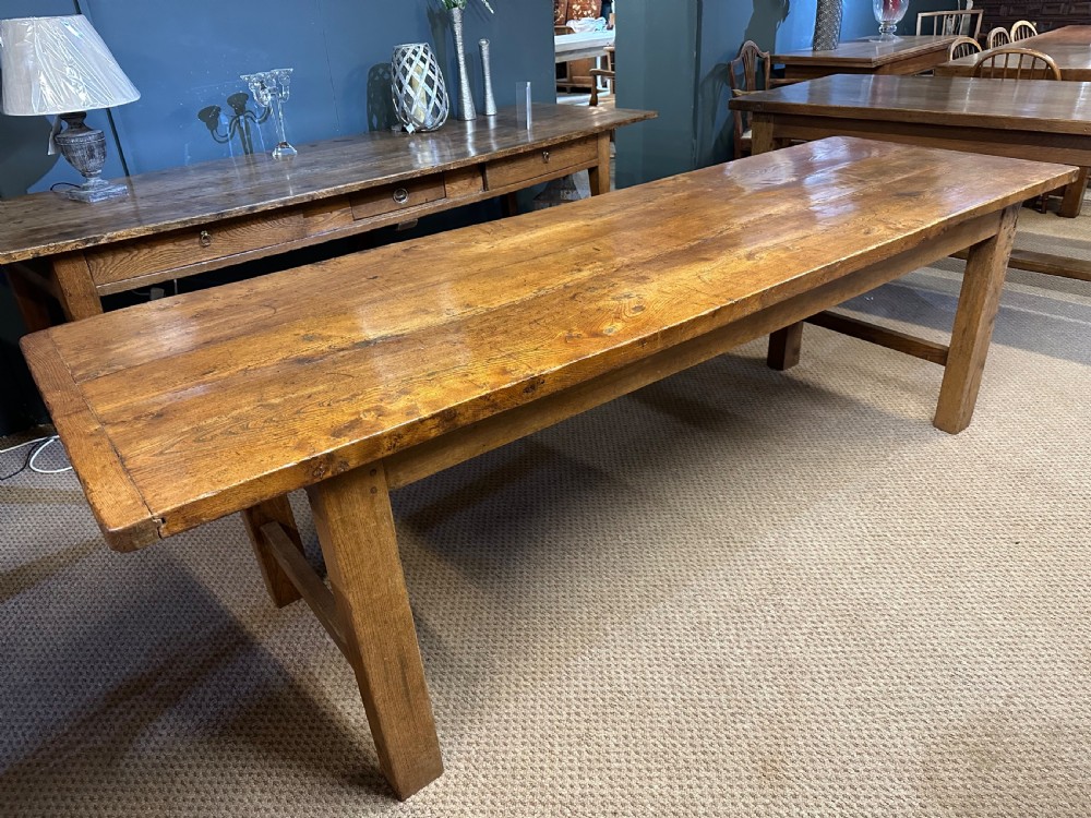 Early 19th Century Elm Farmhouse Table  View III