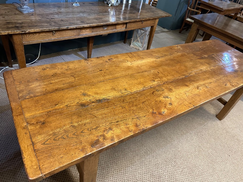 Early 19th Century Elm Farmhouse Table  View IV