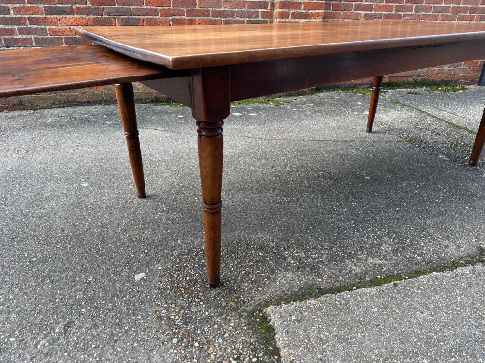 Antique Cherry Dining Table with Bread slide View V