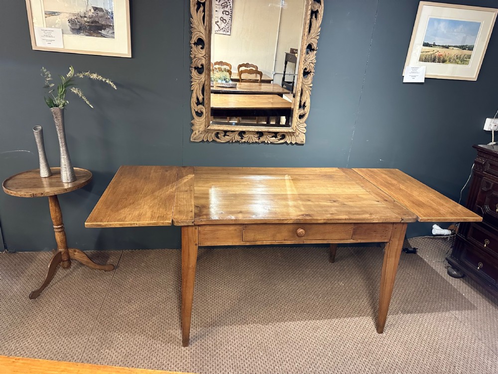 19th Century Cherry Table With Extension Leaves View IV