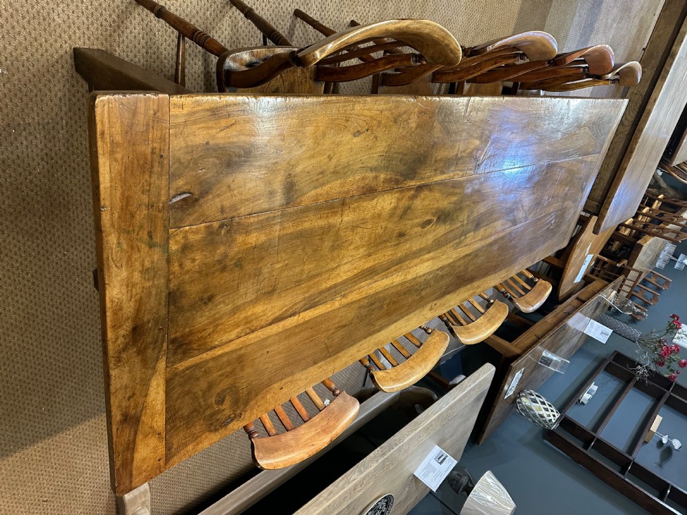 19th Century Walnut Farmhouse Table  View II