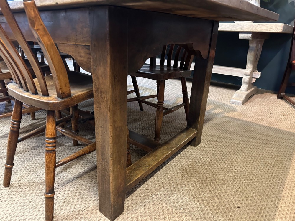 19th Century Walnut Farmhouse Table  View IV