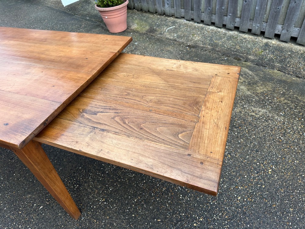 19th Century Cherry Dining Table with bread slide View IV