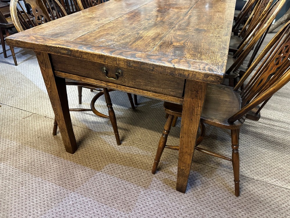 18th Century Ash Dining Table View VII