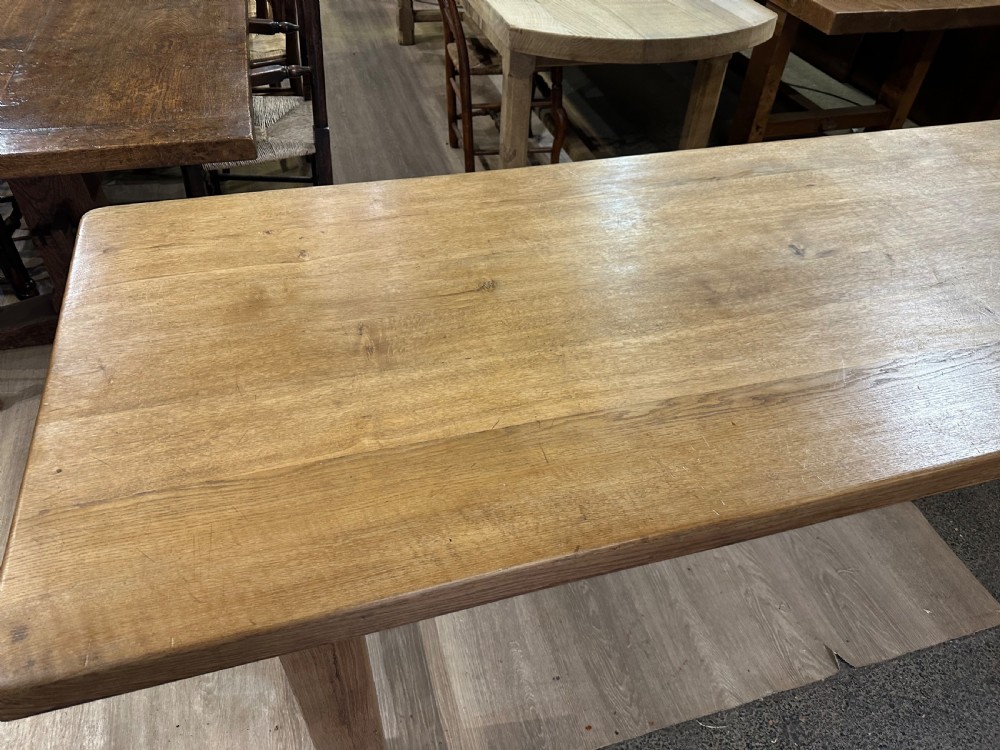 Antique 3m Pale Oak French Farmhouse Table View IV