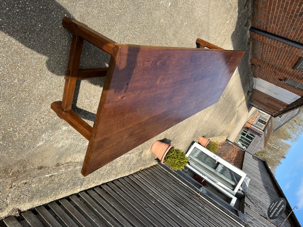 Antique 3m Oak Farmhouse Table  View II