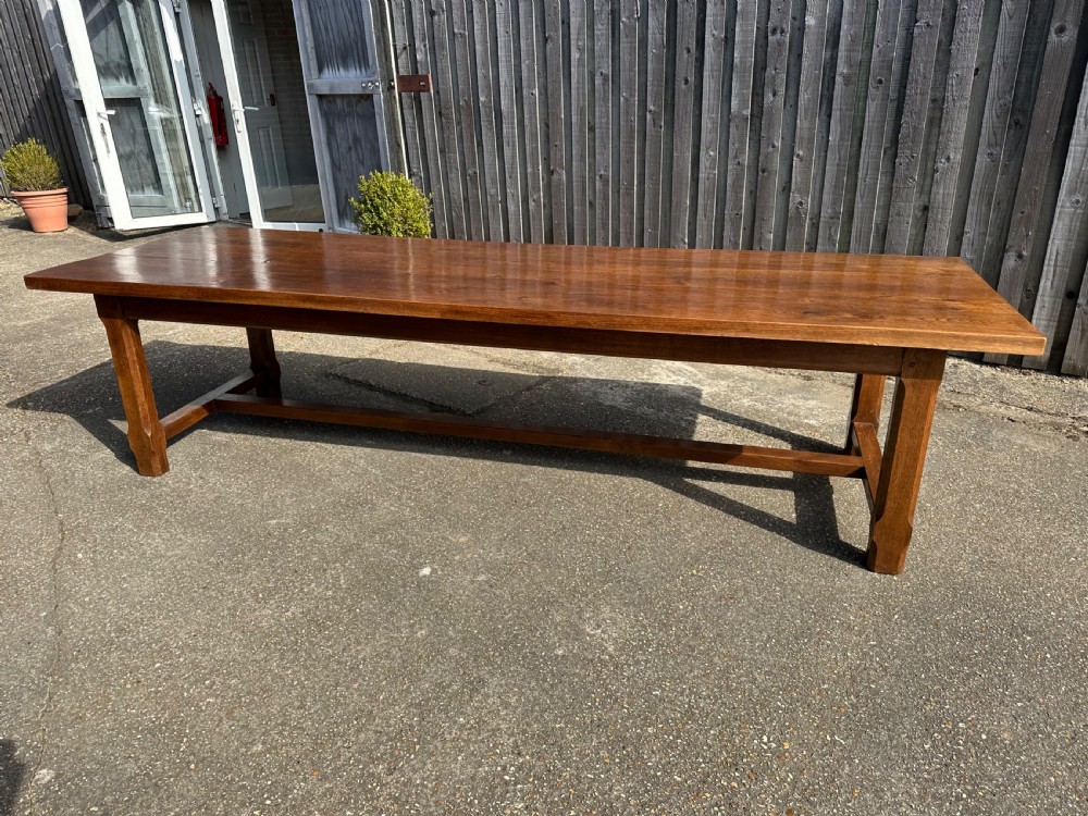 Antique 3m Oak Farmhouse Table  View III