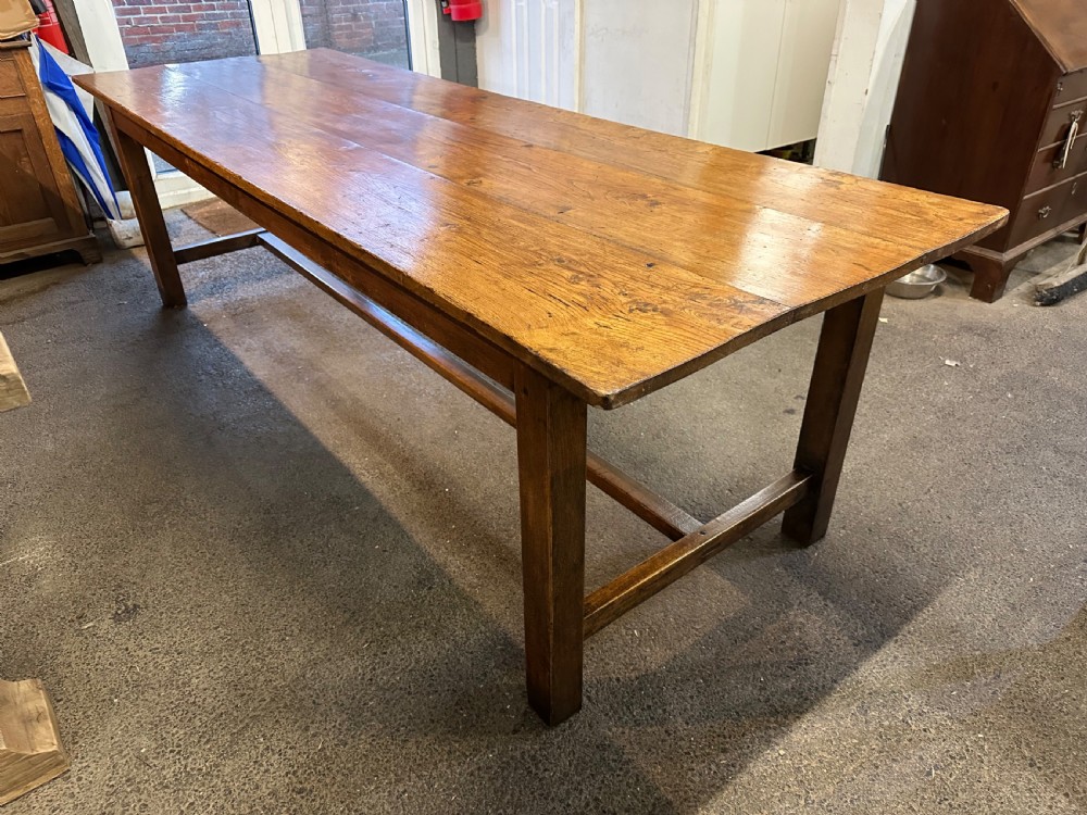 19th Century Elm Farmhouse Table  View IV