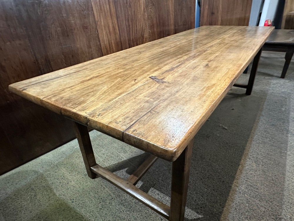 19th Century Beech Farmhouse Table  View IV