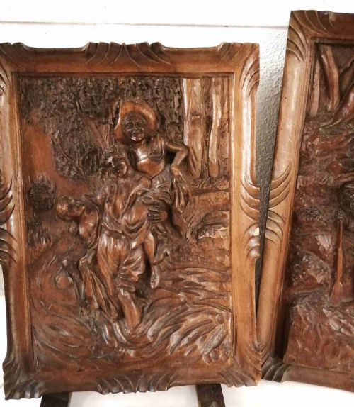 RARE SIGNED AND DATED 2 X BLACK FOREST PANELS - ADDITIONAL PHOTO 5