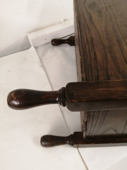 1920S BOOK TROUGH AND MAGAZINE RACK - ADDITIONAL PHOTO 5