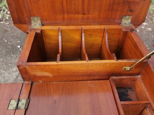 EDWARDIAN BRITISHER METAPHORIC WRITING DESK - ADDITIONAL PHOTO 10