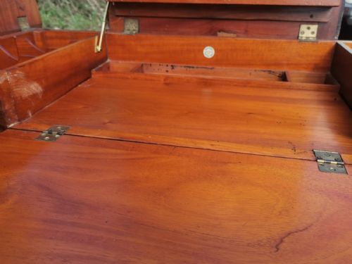 EDWARDIAN BRITISHER METAPHORIC WRITING DESK - ADDITIONAL PHOTO 12